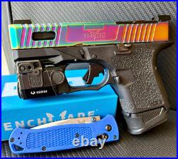 Slide For Glock 26 Gen 3 Trijicon RMR Optics Cut Complete G26 Upper +FREE KNIFE