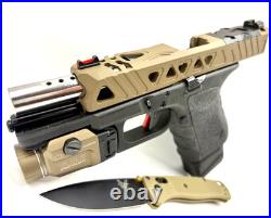 Slide + Ported Barrel For Glock 19 Gen 3 Complete G19 Upper RMR Cut +FREE KNIFE