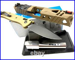Slide + Ported Barrel For Glock 19 Gen 3 Complete G19 Upper RMR Cut +FREE KNIFE