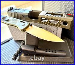 Slide + Ported Barrel For Glock 19 Gen 3 RMR Cut Complete G19 Upper +FREE KNIFE