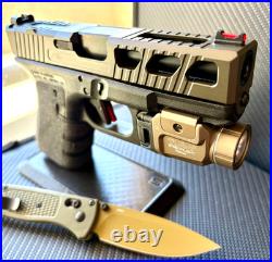 Slide + Ported Barrel For Glock 19 Gen 3 RMR Cut Complete G19 Upper +FREE KNIFE