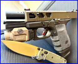 Slide + Ported Barrel For Glock 19 Gen 3 RMR Cut Complete G19 Upper +FREE KNIFE