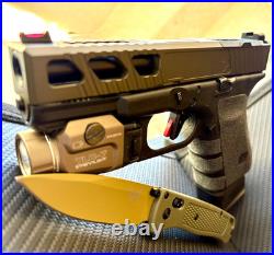 Slide + Ported Barrel For Glock 19 Gen 3 RMR Cut Complete G19 Upper +FREE KNIFE