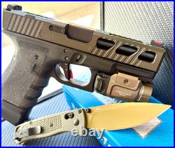 Slide + Ported Barrel For Glock 19 Gen 3 RMR Cut Complete G19 Upper +FREE KNIFE