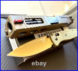 Slide + Ported Barrel For Glock 19 Gen 3 RMR Cut Complete G19 Upper +FREE KNIFE
