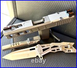 Slide with Ported Barrel For Glock 19 Gen 3 Complete G19 Upper RMR Cut +FREE KNIFE