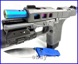 Slide with Ported Barrel For Glock 19 Gen 3 Complete G19 Upper RMR Cut +FREE KNIFE