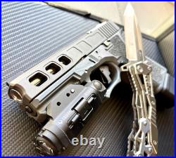 Slide with Ported Barrel For Glock 19 Gen 3 Complete G19 Upper RMR Cut +FREE KNIFE