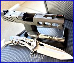 Slide with Ported Barrel For Glock 19 Gen 3 Complete G19 Upper RMR Cut +FREE KNIFE