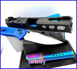 Slide with Ported Barrel For Glock 19 Gen 3 Complete G19 Upper RMR Cut FREE KNIFE