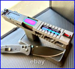 Slide with Ported Barrel For Glock 19 Gen 3 RMR Cut Complete G19 Upper +FREE KNIFE