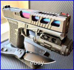 Slide with Ported Barrel For Glock 19 Gen 3 RMR Cut Complete G19 Upper +FREE KNIFE