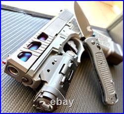 Slide with Ported Barrel For Glock 19 Gen 3 RMR Cut Complete G19 Upper +FREE KNIFE