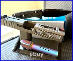 Slide with Ported Barrel For Glock 19 Gen 3 RMR Cut Complete G19 Upper +FREE KNIFE