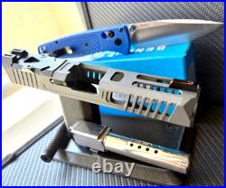 Slide with Ported Barrel For Glock 19 Gen 3 RMR Cut Complete G19 Upper +FREE KNIFE