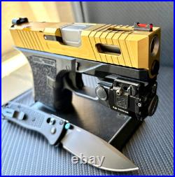 Slide with Zaffiri Ported Barrel FOR Glock 26 Gen 3 Complete G26 Upper RMR Cut