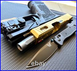 Slide with Zaffiri Ported Barrel FOR Glock 26 Gen 3 Complete G26 Upper RMR Cut