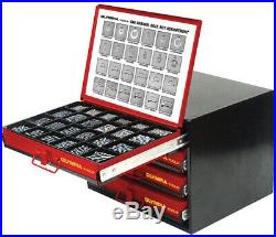 Small Parts Storage Organizer Complete Kit Portable 96-Compartment Red-Black
