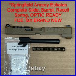 Springfield Echelon 4.5 FDE Tan OEM Complete Slide Barrel Recoil Spring New