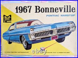 Super Rare! Original Vintage Mpc 1967 Pontiac Bonneville Kit Complete-parts