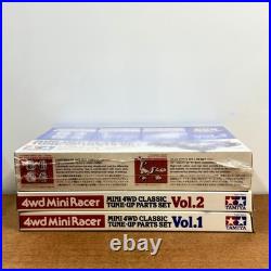 TAMIYA Mini 4WD? NEW Kit JR TUNE-UP PARTS SET COMPLETE VOL. 1.2.3 1/32 US SELLER