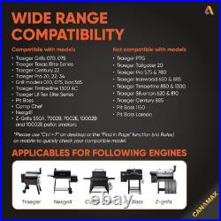 Traeger Grill Parts Kit by Complete Set for Pellet Grill Auger Motor, Inducti