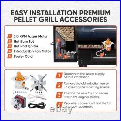Traeger Grill Parts Kit by Complete Set for Pellet Grill Auger Motor, Inducti