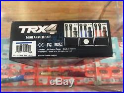Traxxas Long Arm Lift Kit, TRX-4, complete Blue Part Number 8140x BLUE