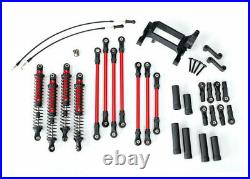 Traxxas Part 8140R Long Arm Lift Kit Red TRX-4 complete New Package
