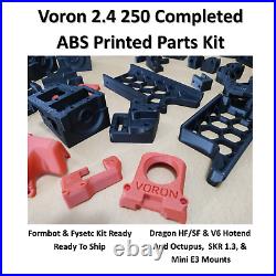 VORON 2.4 250MM Full Complete Printed Parts Kit ABS Choose Color USA Made