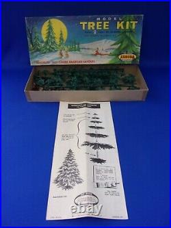 Vintage COMPLETE 1957 Aurora Model Tree Kit #651 PARTS ARE ON THE ORIGINAL TREES