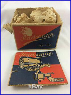 Vintage Radsonne Bike Generator Light Kit, Complete with All Parts In Original Box