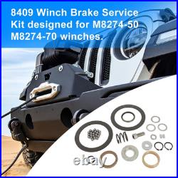 Winch Brake Service Kit 8409 for M8274-50 70 Winches Replacement Parts Complete
