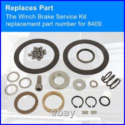 Winch Brake Service Kit 8409 for M8274-50 70 Winches Replacement Parts Complete
