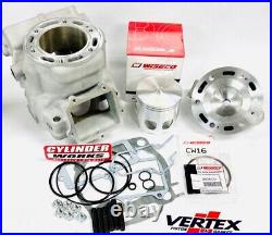 YZ250 YZ 250 Stock Bore Cylinder Head 66.40 Wiseco Complete Top End Parts Kit