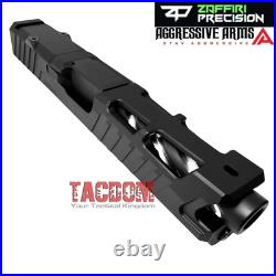 ZAFFIRI COMPLETE BLACK ZPS. 4 SLIDE For GLOCK 19 GEN 3 SPIRAL BARREL UPPER PARTS