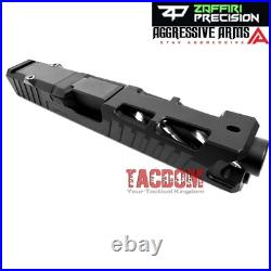 ZAFFIRI COMPLETE BLACK ZPS. 4 SLIDE For GLOCK 19 GEN 3 SPIRAL BARREL UPPER PARTS