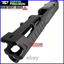 ZAFFIRI COMPLETE BLACK ZPS. 4 SLIDE For GLOCK 19 GEN 3 SPIRAL BARREL UPPER PARTS