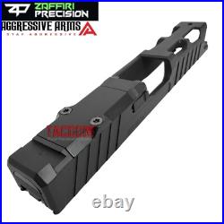 ZAFFIRI COMPLETE BLACK ZPS. 4 SLIDE For GLOCK 19 GEN 3 SPIRAL BARREL UPPER PARTS