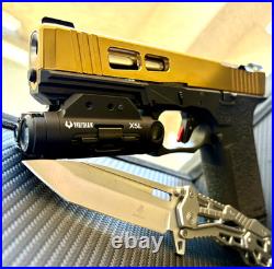 Zaffiri Glock 17 Gen 3 Slide Trijicon RMR Cut Complete Gold G17 Upper FREE KNIFE