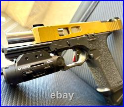 Zaffiri Glock 17 Gen 3 Slide Trijicon RMR Cut Complete Gold G17 Upper FREE KNIFE