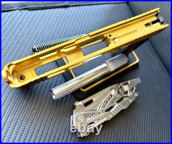 Zaffiri Glock 17 Gen 3 Slide Trijicon RMR Cut Complete Gold G17 Upper FREE KNIFE