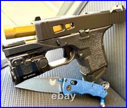 Zaffiri Glock 26 Gen 3 Slide Ported Barrel Complete RMR Cut G26 Upper FREE KNIFE