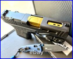 Zaffiri Glock 26 Gen 3 Slide Ported Barrel Complete RMR Cut G26 Upper FREE KNIFE