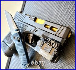Zaffiri Glock 26 Gen 3 Slide Ported Barrel Complete RMR Cut G26 Upper FREE KNIFE