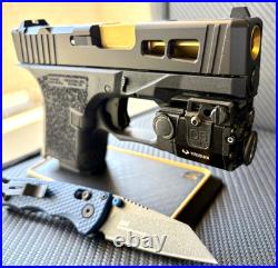 Zaffiri Glock 26 Gen 3 Slide Ported Barrel Complete RMR Cut G26 Upper FREE KNIFE