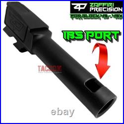 Zaffiri Ibs Black Complete Ported Slide Black Barrel + Upk + Sights Glock 43 43x