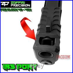 Zaffiri Ibs Black Complete Ported Slide Black Barrel + Upk + Sights Glock 43 43x