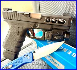 Zaffiri Slide For Glock 19 Gen 3 Complete G19 Upper Trijicon RMR Cut +FREE KNIFE
