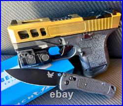 Zaffiri Slide For Glock 26 Gen 3 RMR Optics Cut Complete G26 Upper +FREE KNIFE